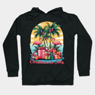 Holiday Heatwave | 'Christmas in July' Summer Delight T-Shirt Hoodie